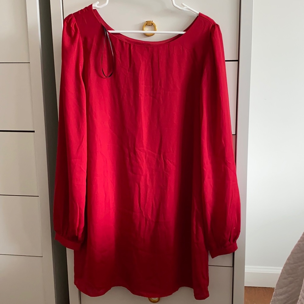 NWT Lulus shift long sleeve dress